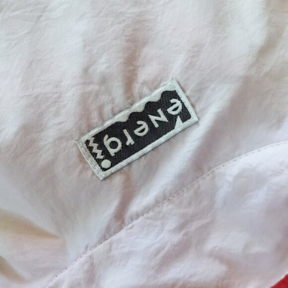 Vintage 90s Energi Canada Essential Red/White Windbreaker Jacket - Picture 3 of 7